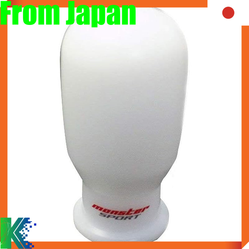 MONSTER SPORT Shift Knob Type B (Stick Type) White M10xP1.5 for Honda 831146-1015M
