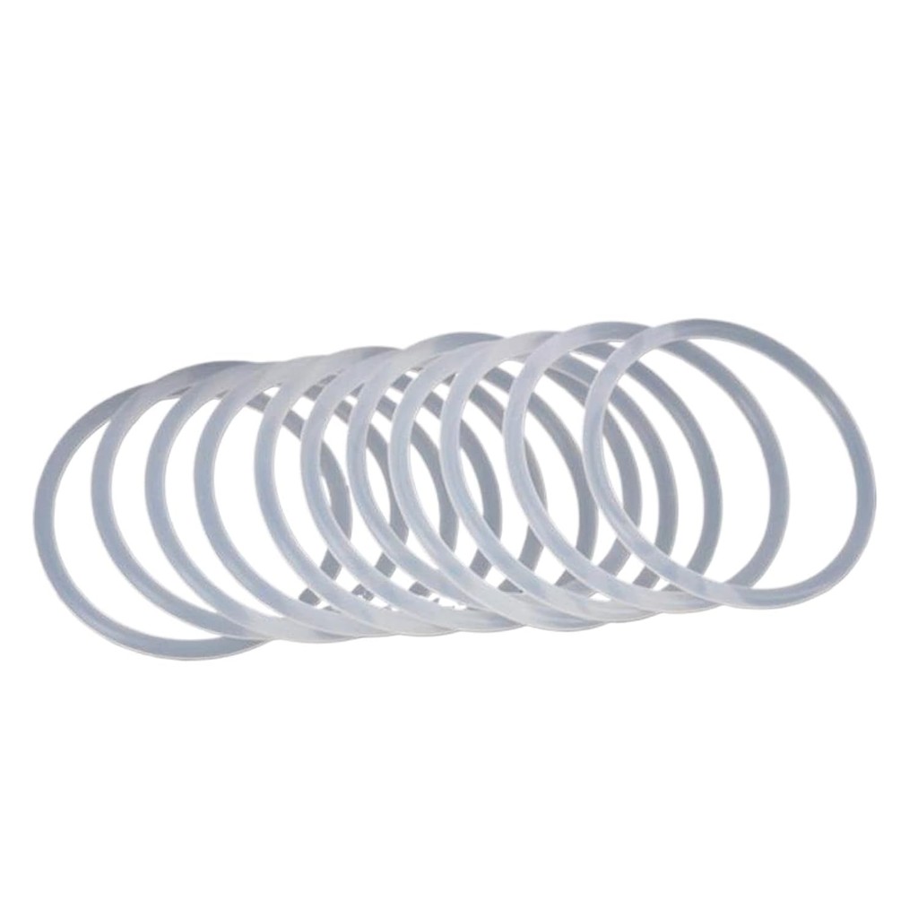 ห่วงยาง O แพ็ค 20 ห่วงยาง VMQ ซีลสีขาว 3mmx(35-49) MMX(41-55) mm(3mmx44mmx50mm)