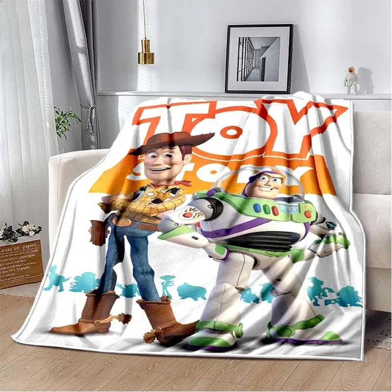 ผ้าห่มนุ่มสบายToy Story พกพาได้ง่าย เป็นของขวัญดีๆสำหรับครอบครัวหรือเพื่อน
