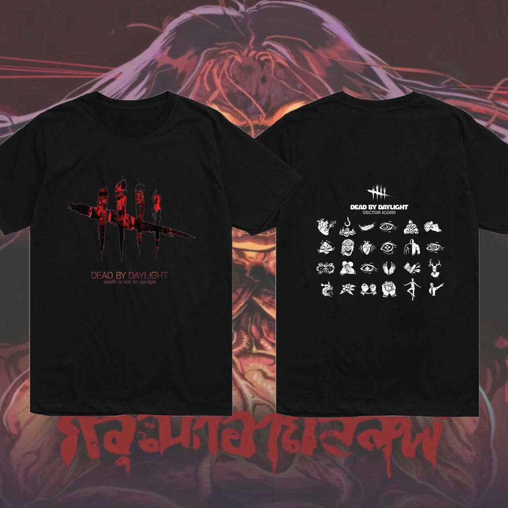 Survivor vs Killer T-Shirt | เสื้อยืด Dead by Daylight ผู้ใหญ่ ดีไซน์เกมสยอง สายแฟนเกมต้องมี