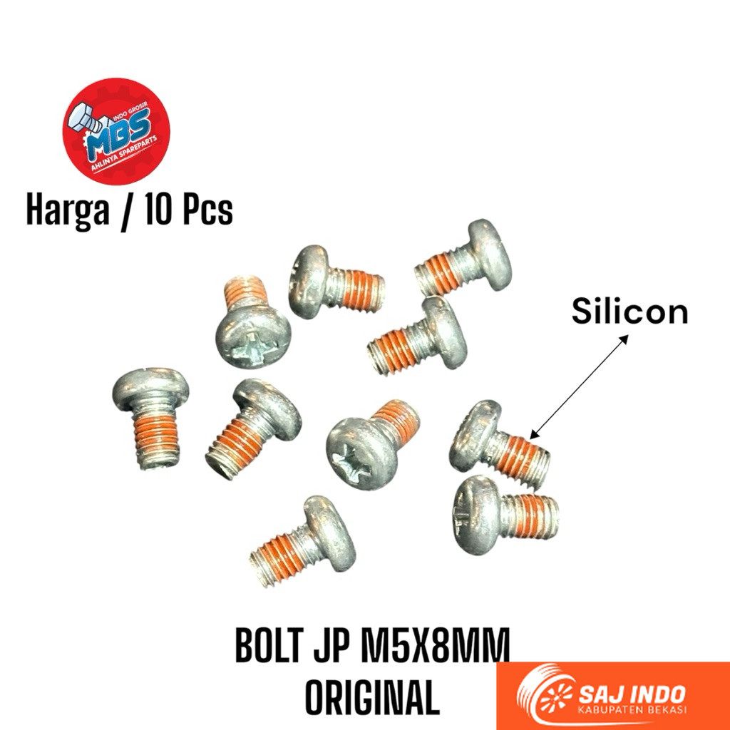 BOLT ORIGINAL 8 M5 X 8 BOLT JP ORIGINAL 0.8cm