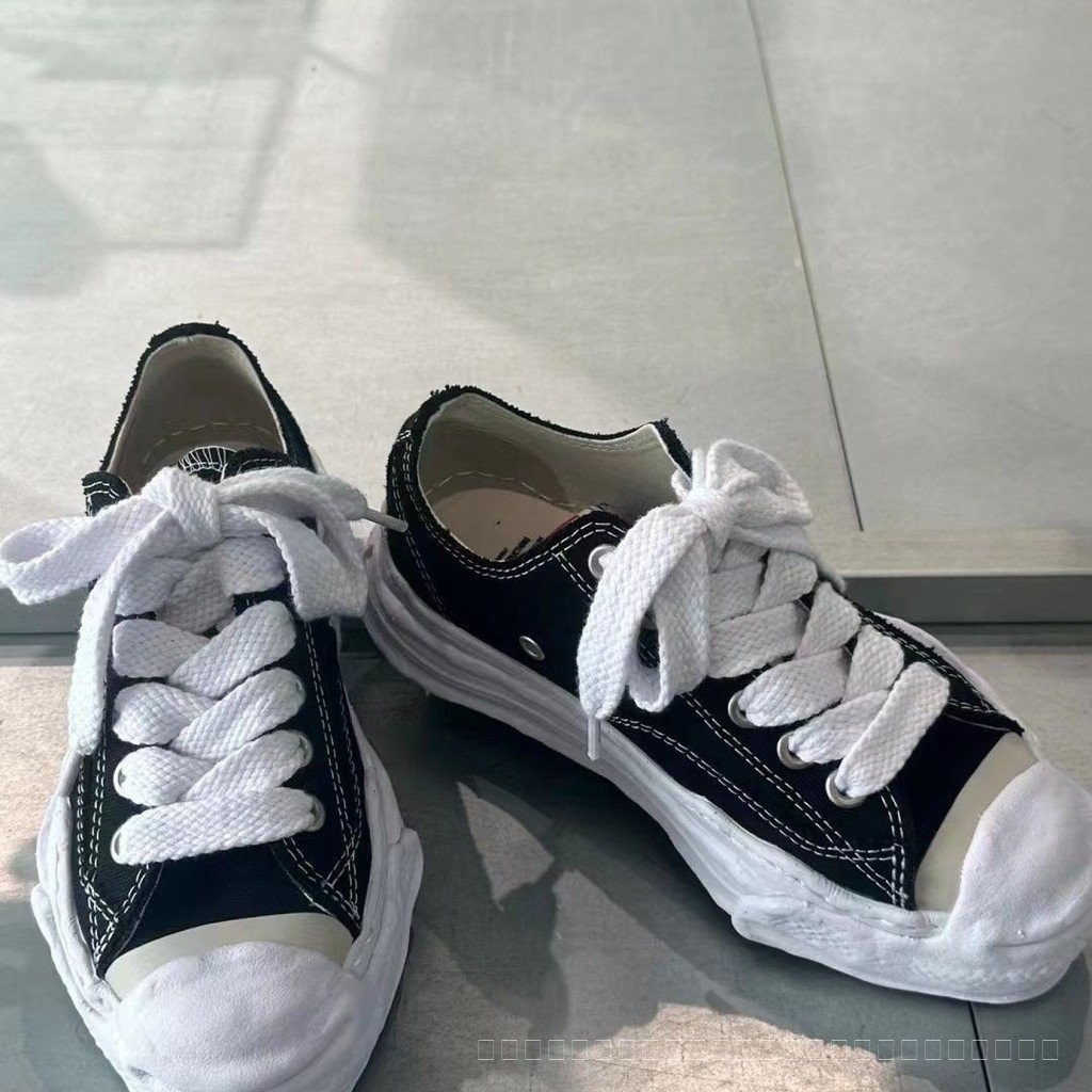 Pure Original mmy Smiling Face Dissolving Shoes Shawn Yue Same Style Canvas Thick Sole Height Increa