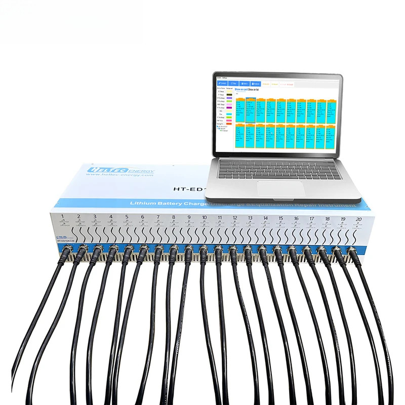Heltecbms 20 Channel Battery Capacity Tester 10A Charge/Discharge Volatge equalizer/18650/21700 Lipo