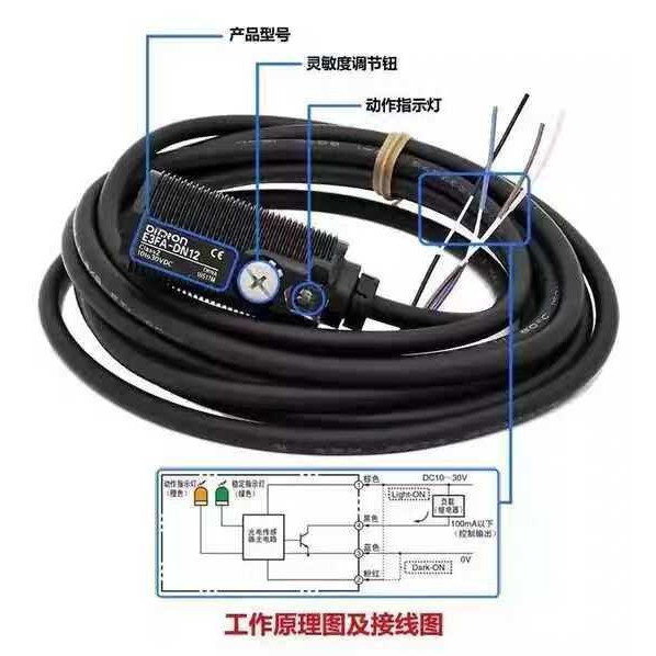 Omron โฟโตอิเล็กทริคสวิตช์ E3FA-DN12 DN11 15 11 DP12 E3FARN11 E3FA-TN11