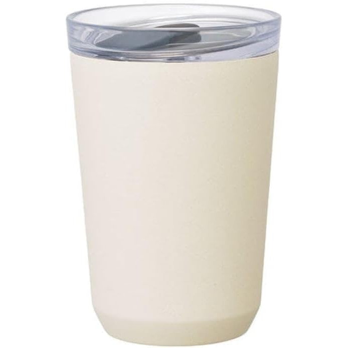 KINDA 20441 To-Go Tumbler, 12.2 fl oz (360 ml), ปลั๊ก, สีขาว