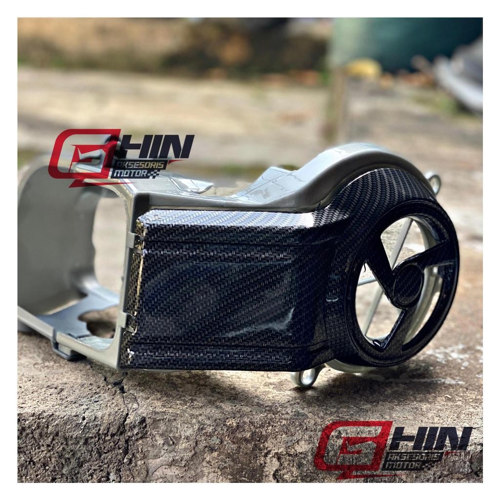 MESIN FIZR 3 IN 1 คาร์บอน FULSHET ENGINE FAN COVER PNP FIS R FIZ F1Z R FORECE FOS YAMAHA FIZ R ฝาครอ