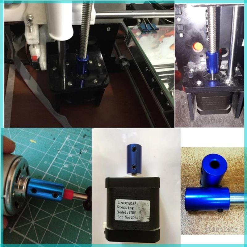 Star อลูมิเนียมข้อต่อ D14L25 5x5 5x8 6x8 8x8 มม.สําหรับ 42 Stepper Motor