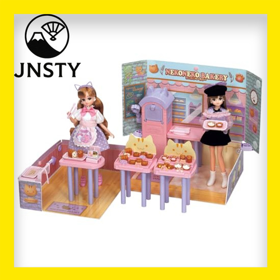 【Direct From Japan】 TAKARA TOMY Rika-chan LF-13 Poppna Shop Nekoneko Bakery Dress-up Toy 3yrs & up