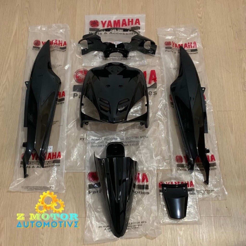 Smooth Body Mio Sporty Yamaha Full Set Cover Original Yamaha ของแท้ Part YGP 5TL สีดํา
