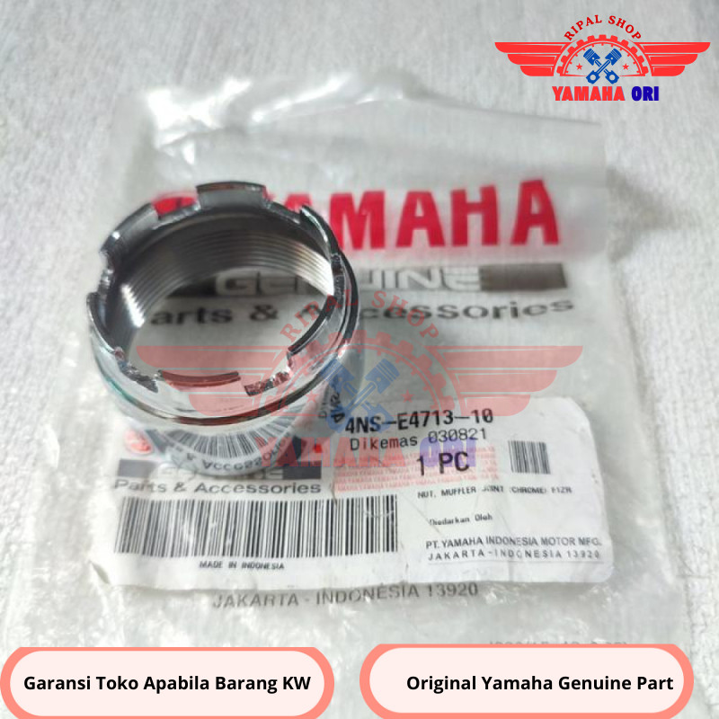 ต้นฉบับ F1ZR F1 4NS-E4713-10 น็อตแหวนเชื่อมต่อไอเสีย