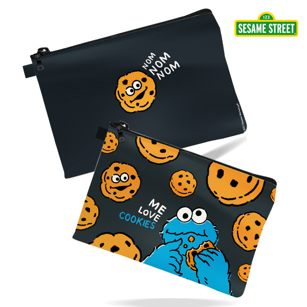 Se-ed (ซีเอ็ด) : SST4-กระเป๋าอเนกประสงค์ A5 : Elmo A5 Multipurpose Zipper Bag (A5-PDBAG-RE&BK-402) W