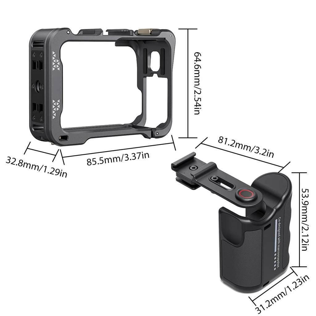 ชุดด้ามจับถ่ายภาพ LocalCamera-th สำหรับ Insta360 พร้อมด้ามจับและกรง thumbnail 7