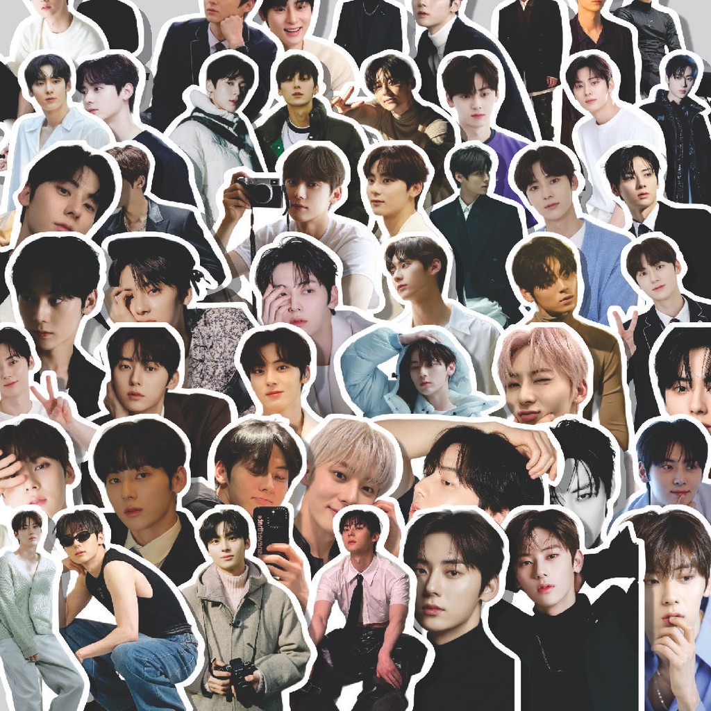 สติ๊กเกอร์แพ็คตัด Hwang Minhyun 100 ชิ้น น่ารัก ชุดสุนทรียศาสตร์เย็นสําหรับกระเป๋าเดินทาง วัสดุไวนิล