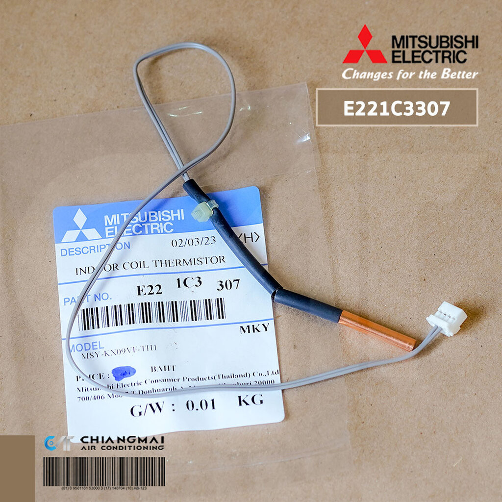 E221C3307 เซ็นเซอร์แอร์ Mitsubishi Electric เซ็นเซอร์แอร์มิตซูบิชิ เซ็นเซอร์น้ำแข็ง รุ่น MSY-KX09VF,