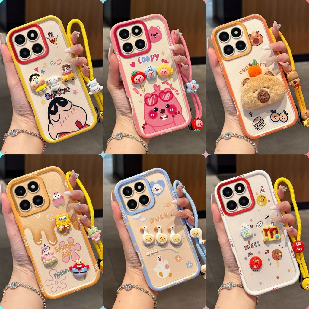 เคส HONOR X7D เคสโทรศัพท์ซิลิโคนอ่อนนุ่มตุ๊กตาการ์ตูน