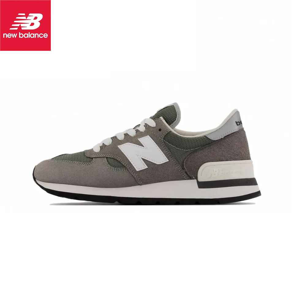 【ของแท้ 100%】New Balance NB 990 V1 M990GR1 รองเท้าผ้าใบ รองเท้าวิ่ง