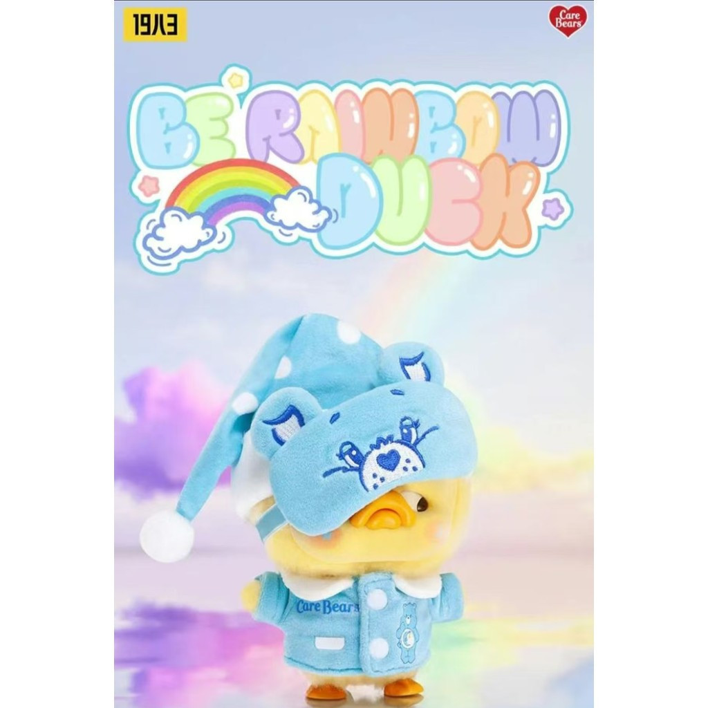 Pocket Care Bears UpsetDuck Be Rainbow Duck Series ตุ๊กตาน่ารัก