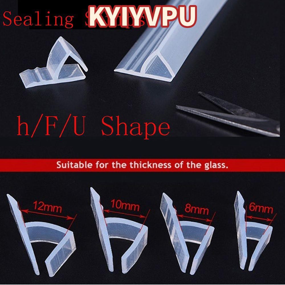 KYIYVPU 1M 6-12 มม.FU h รูปร่างแถบปิดผนึก Home & Living Home Improvement ฮาร์ดแวร์ประตูกระจก Weather