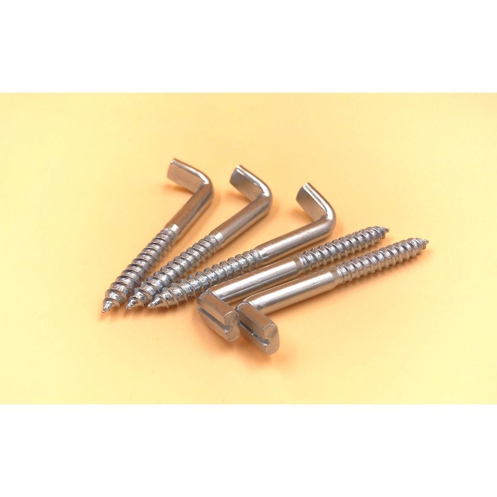 7 t-Shaped L-Shaped Lamp Hook Seven-Shaped Hook Mirror Self-Tping Bending Hook Type ตะขอมุมขวาตะขอสก