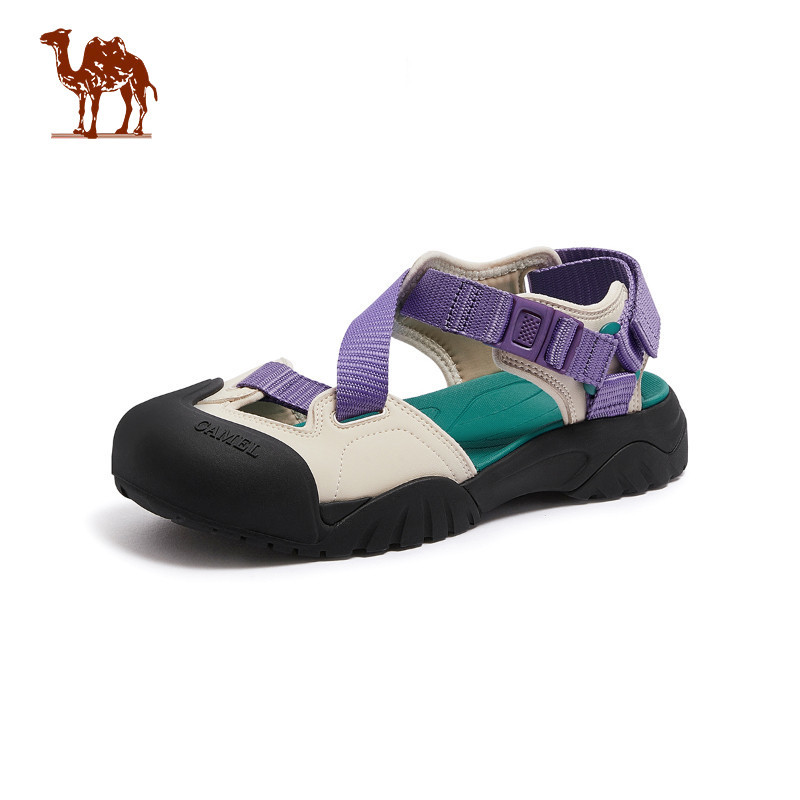 CAMEL CROWN รองเท้าแตะชายหาดกลางแจ้งสําหรับผู้หญิง