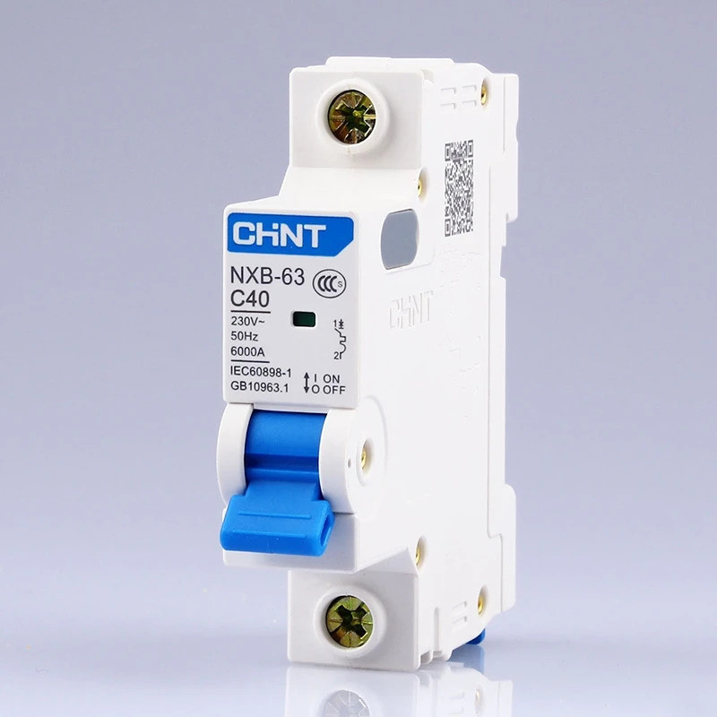 CHINT NXB-63 1P AC 230/400V Miniature Circuit Breaker C 6 10 16 20 25 32 40 63A Overload Protector D