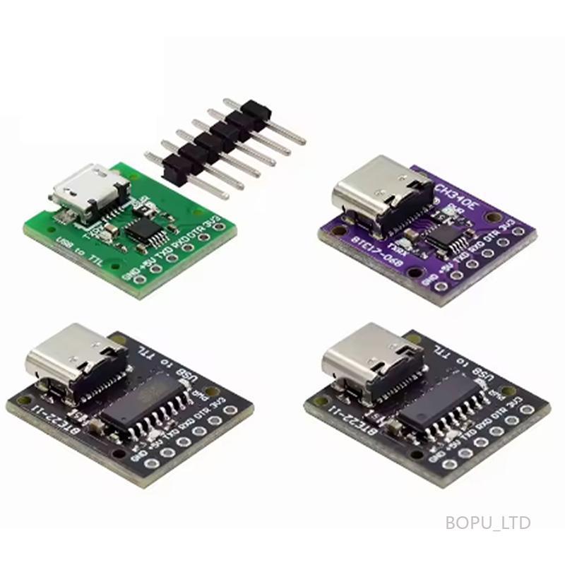 CH340N SOP8 USB ถึง TTL โมดูล Pro Mini Downloader แทนที่ CH340G CH340E CH340C CH9340 สําหรับ Arduino