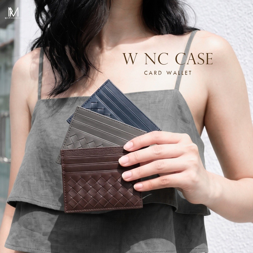 กระเป๋าสตางค์ ใส่บัตร หนังแกะแท้ Me Phenomenon - W NC Case