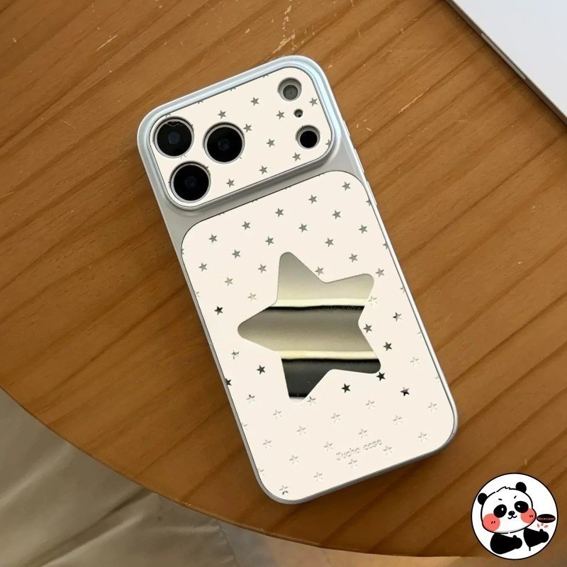 น่ารัก Hollow ดาวกระจกเคสโทรศัพท์สําหรับ Redmi R70M 15A 15R 12 12C 12R 11A 10 10A 10C 9T 9 Power 9A 