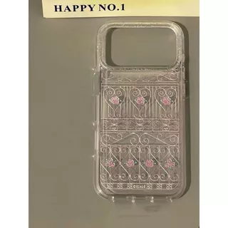 Ins Retro Rose กรอบประตูเหมาะสําหรับ Apple 17/16/15/14 เคสโทรศัพท์ 13 สาวหัวใจ 12 พรีเมี่ยม 11 Niche xr เคสโทรศัพท์
