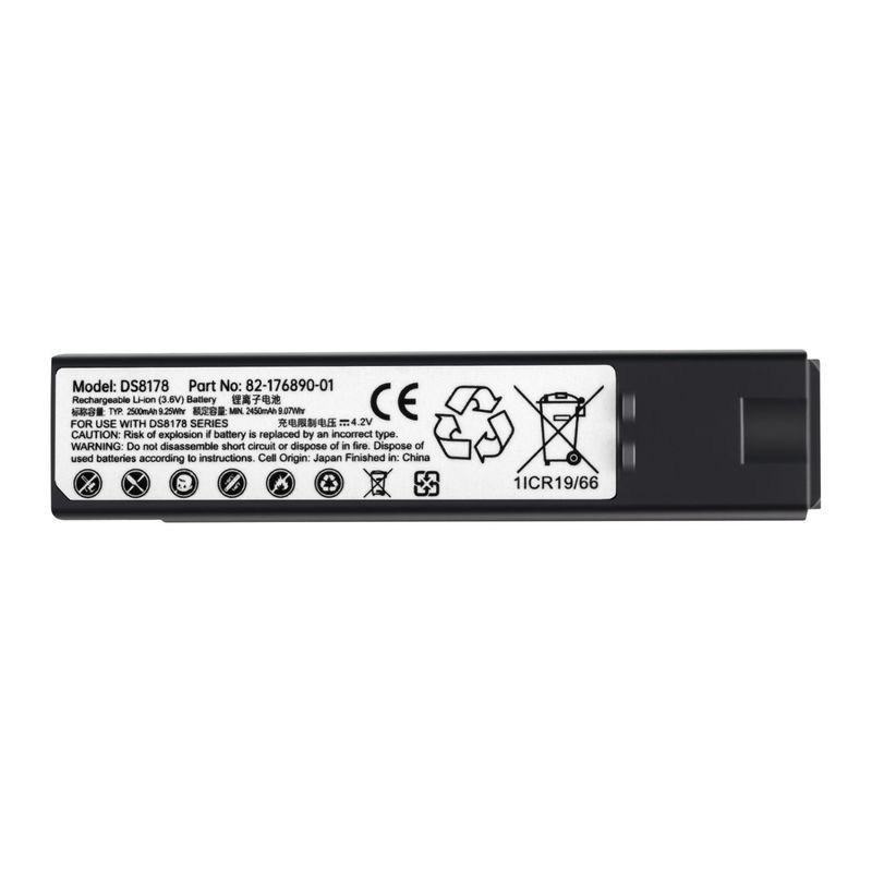 ยี่ห้อใหม่ ZEBRA ZEBRA DS8178 DS8100 DS8170 แบตเตอรี่บาร์โค้ด 82-176890- 01 CR8178
