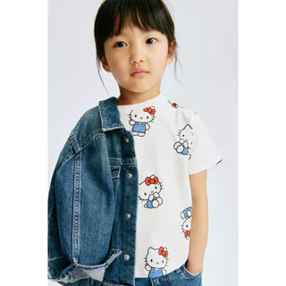 H&M(เอชแอนด์เอ็ม) ชุดเสื้อยืดเจอร์ซีย์พิมพ์ลาย 3 ชิ้น เด็กผู้หญิง 0937175_24