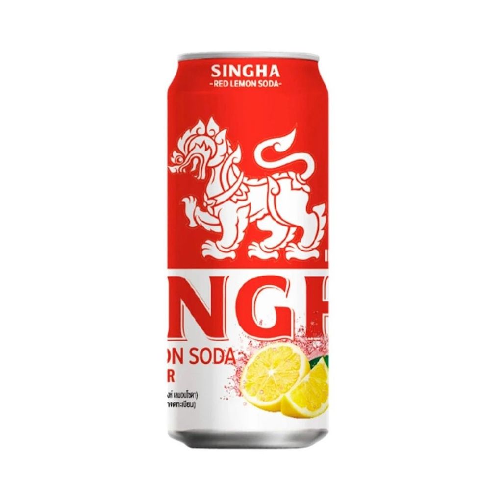 สิงห์ เรดเลมอนโซดา Singha Red Lemon Soda 330ml.