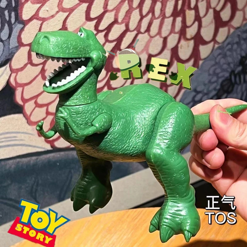 14 ซม.Disney Toy Story 4 REX ไดโนเสาร์ Woody Buzz ตัวเลขการกระทําอะนิเมะตกแต่งคอลเลกชันเด็กของขวัญ