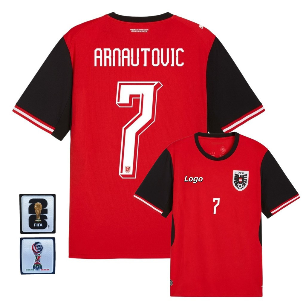 Fans Edition Austria 2026/27 Mens Austria Home Short Sleeves Football Jersey T-Shirt