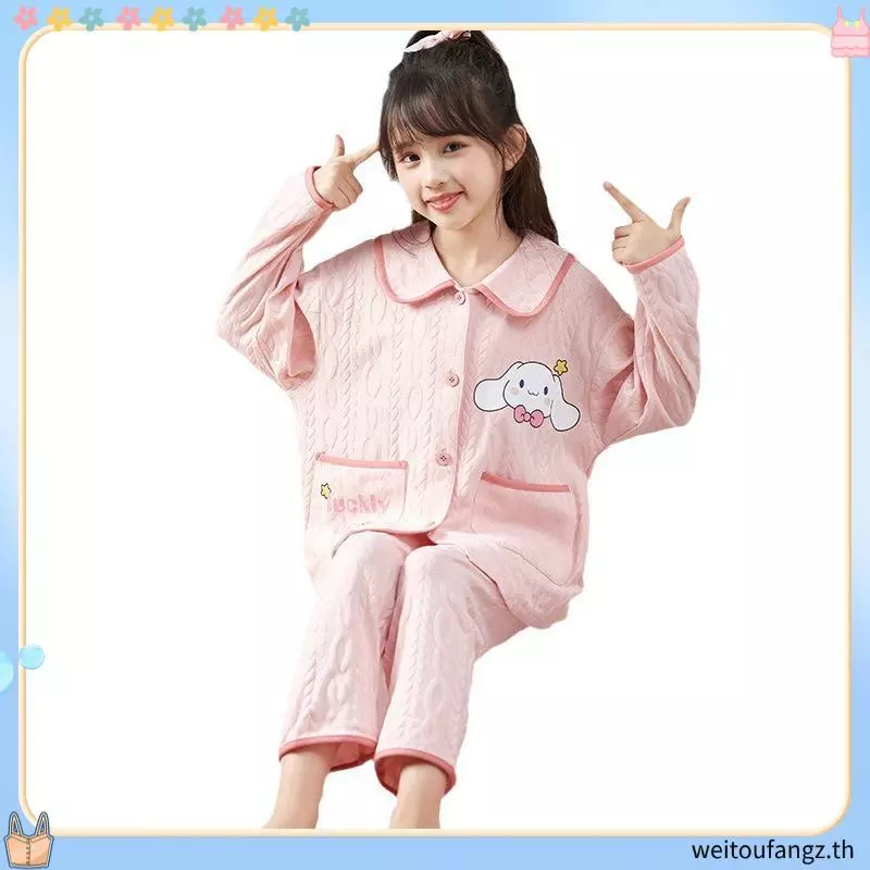FAIRY_BABYชุดนอนเด็กผู้หญิง 10 ขวบ ชุดนอน sanrio ชุดนอนเด็กโต ชุดนอน hello kitty ชุดนอนผ้าคอตตอน 100% ชุดนอนpochacco ชุดนอนเด็กผ้าคอตตอนนิ่ม ชุดนอนมายเม ชุดนอนแม่ลูก ชุดนอนเด็กแขนยาว ชุดนอนหมีพูห์ ชุดนอน disney ชุดนอนเด็กเล็ก ชุดนอน Lotso ชุดนอน kuromi thumbnail 6