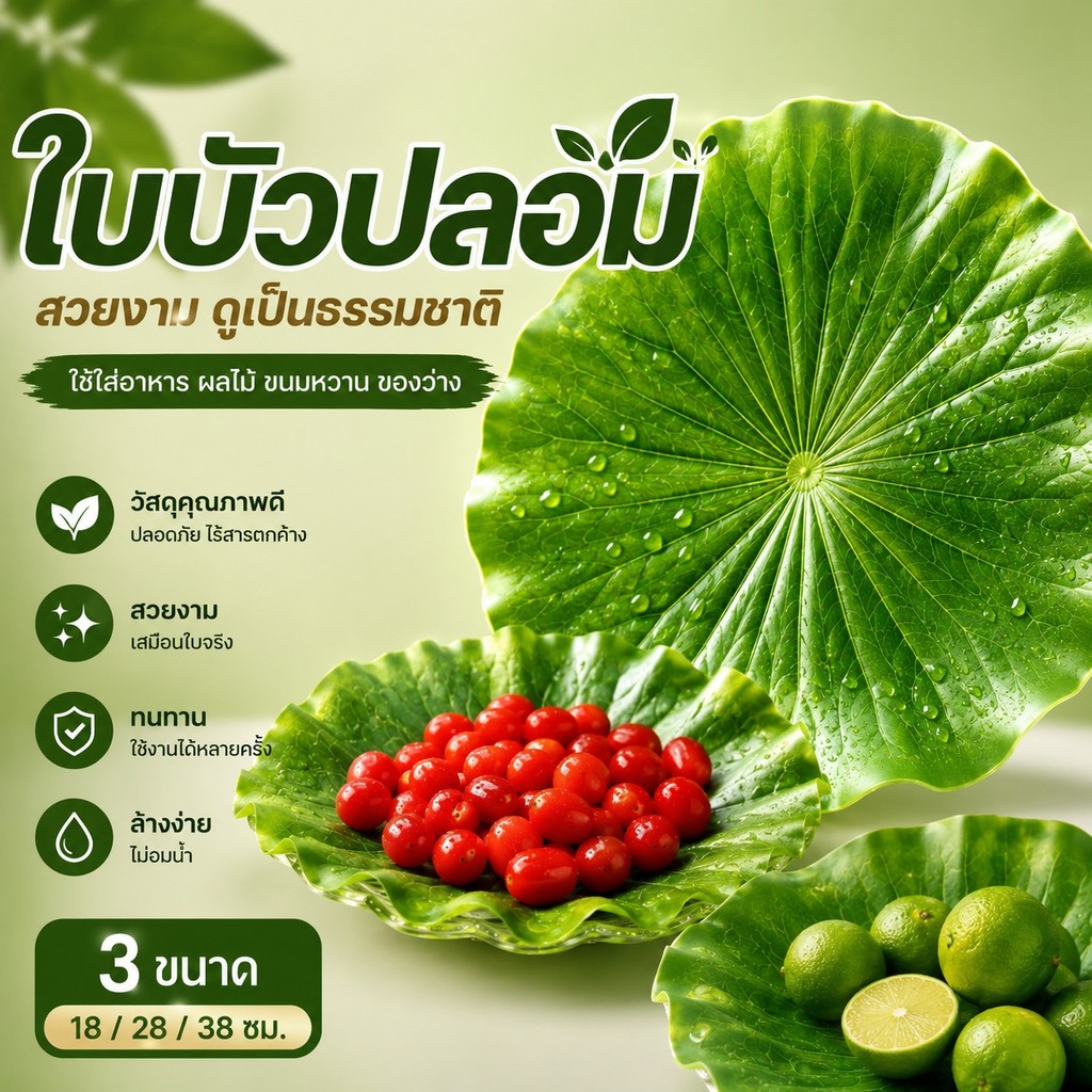 A00200  ตู้ปลาตกแต่งปลอมใบบัวปลอมใบบัวปลอมใบบัววางบนโต๊ะร้านอาหารเสื่อกันลื่นภาพ