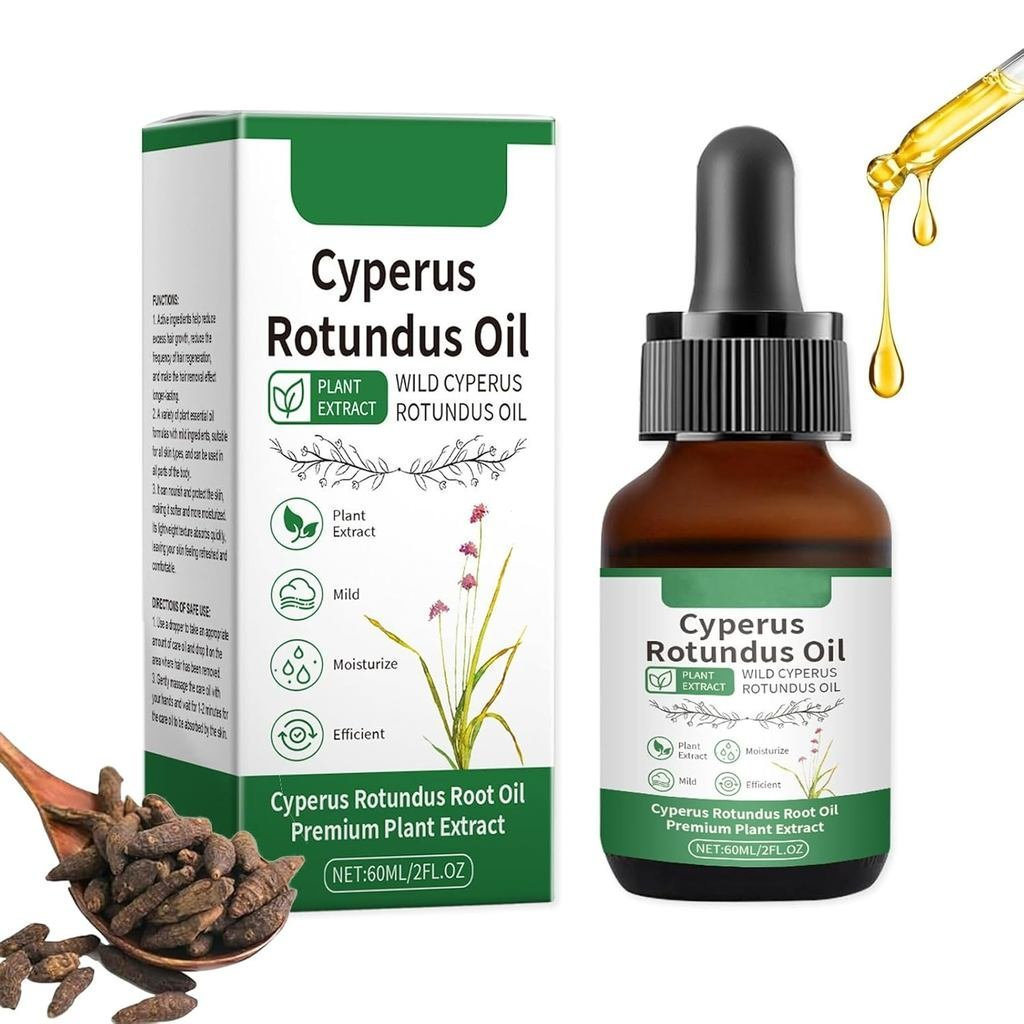 Cyperus Rotundus Oil สําหรับผู้หญิง, Cypress Oil 100%, Cyperus Oil สําหรับกําจัดขน, Pe