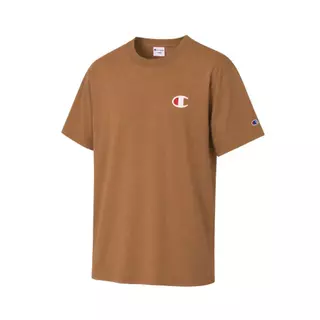 CHAMPION ESSENTIAL TEE CHAMPION C LOGO Men เสื้อยืดแขนสั้น ทรงพอดีตัวผู้ชาย Regular Fit