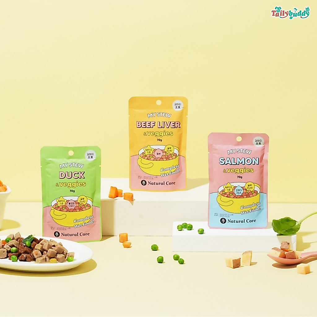 Natural Core Stock My Stew ซุปสตูว์ สำหรับสุนัข สารอาหารครบถ้วน สามารถให้ทดแทนมื้ออาหารหลักได้ นำเข้าจากเกาหลี (70g)