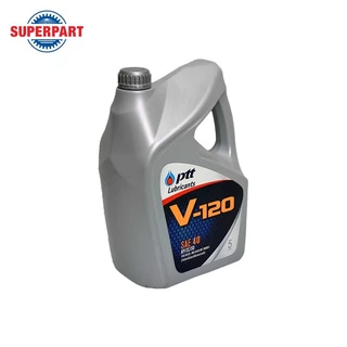 PTTน้ำมันเครื่องดีเซล/เบนซิน V120 SAE40 (5L) PTT (404107)