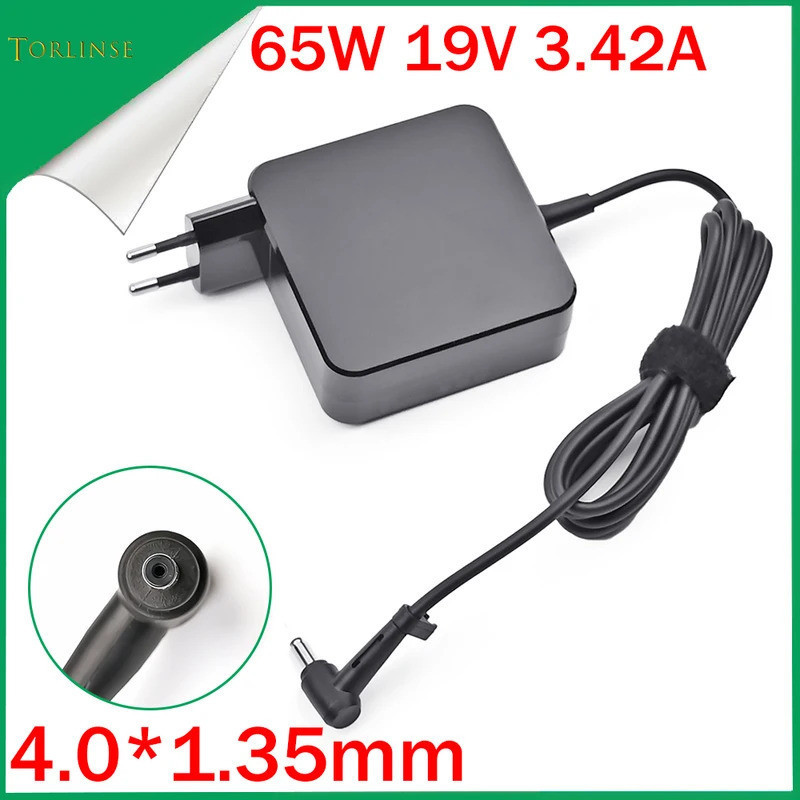19V 3.42A 65W 4.0*1.35 มม.AC แล็ปท็อปอะแดปเตอร์ชาร์จไฟสําหรับ Asus Zenbook UX310UA UX305CA UX305C UX