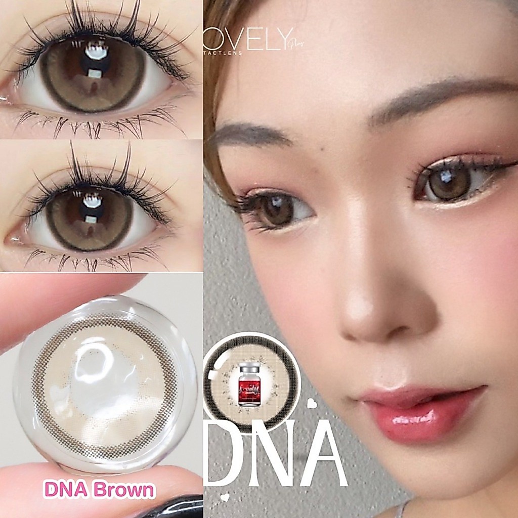 แฟชั่น สายตา 50-1000 บิ๊กอาย DNA Lovely คอนแทคเลนส์ ถนอมดวงตา แบบรายเดือน "สินค้าถ่ายจากเลยส์จริง"