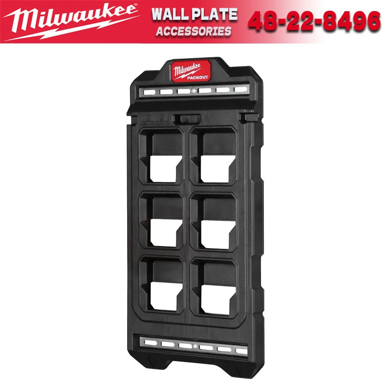MILWAUKEE 48-22-8496 PACKOUT™ แผ่นผนังขนาดกะทัดรัดความจุ 50 ปอนด์อุปกรณ์เครื่องมือไฟฟ้า Milwaukee