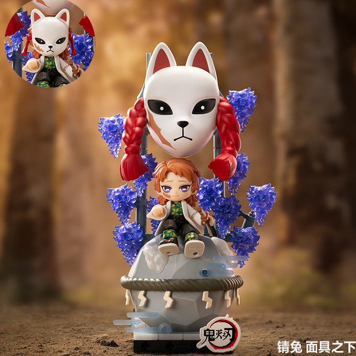 POPMART Demon Slayer Unwavering Resolve Arc Block Figures กล่องตาบอดของขวัญ Tanjiro Kamado UWWZ