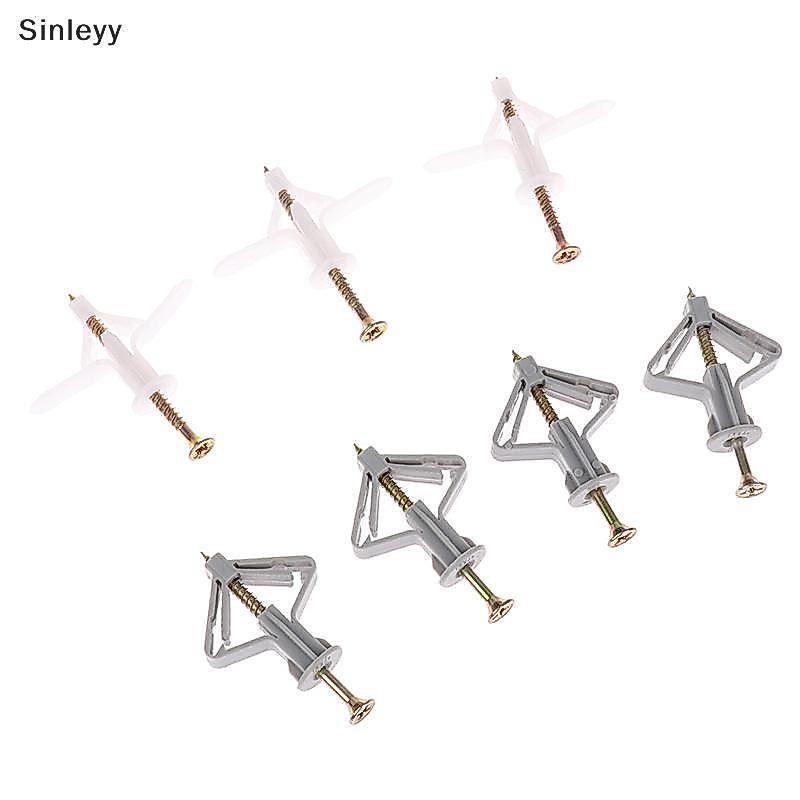 NL 20 ชิ้นขยาย Drywall Anchor ชุดพร้อมสกรู Self เจาะ Wall Home Pierced N