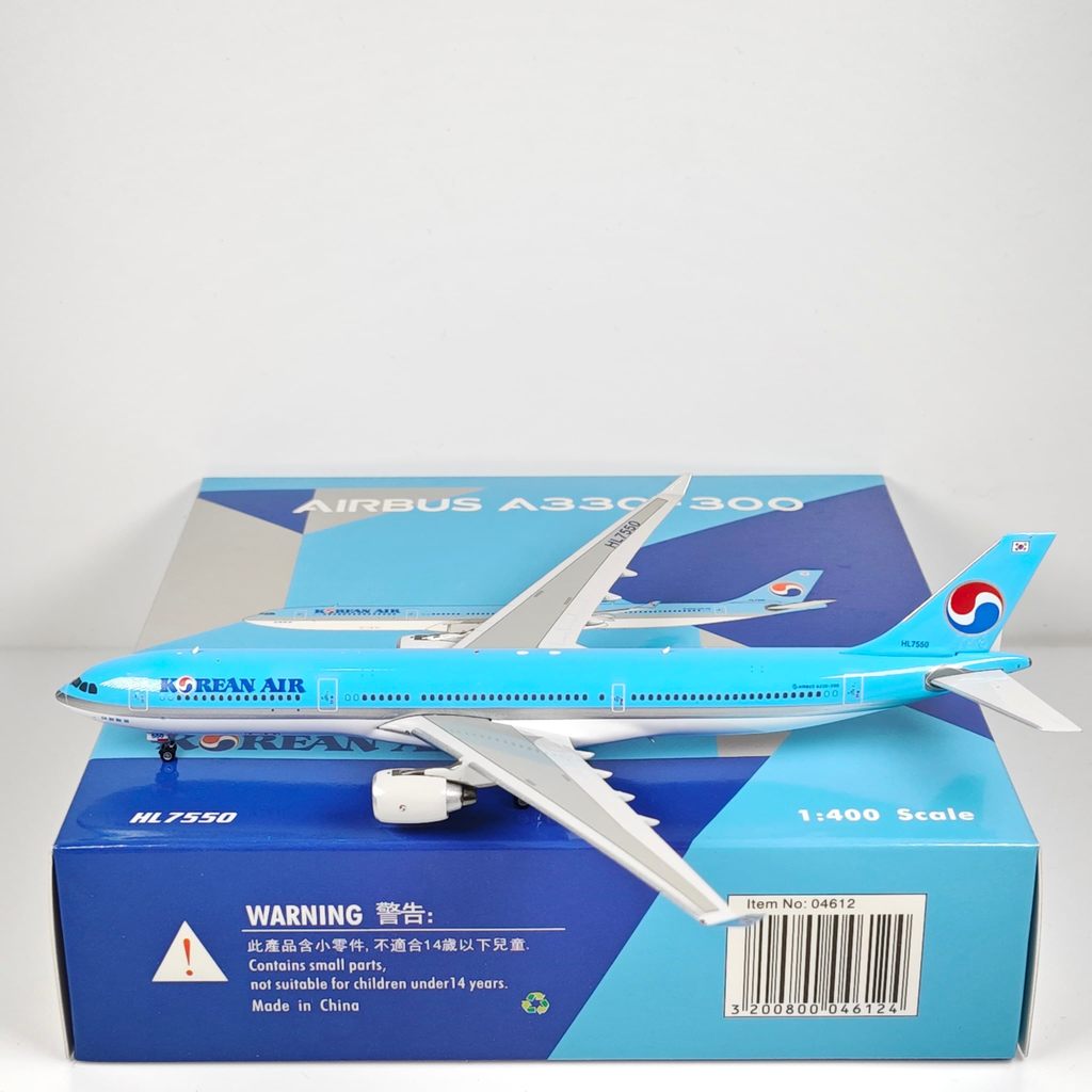 Phoenix 04612 04613 1: 400 สายการบินเกาหลี A330-300 HL7550 HL7701