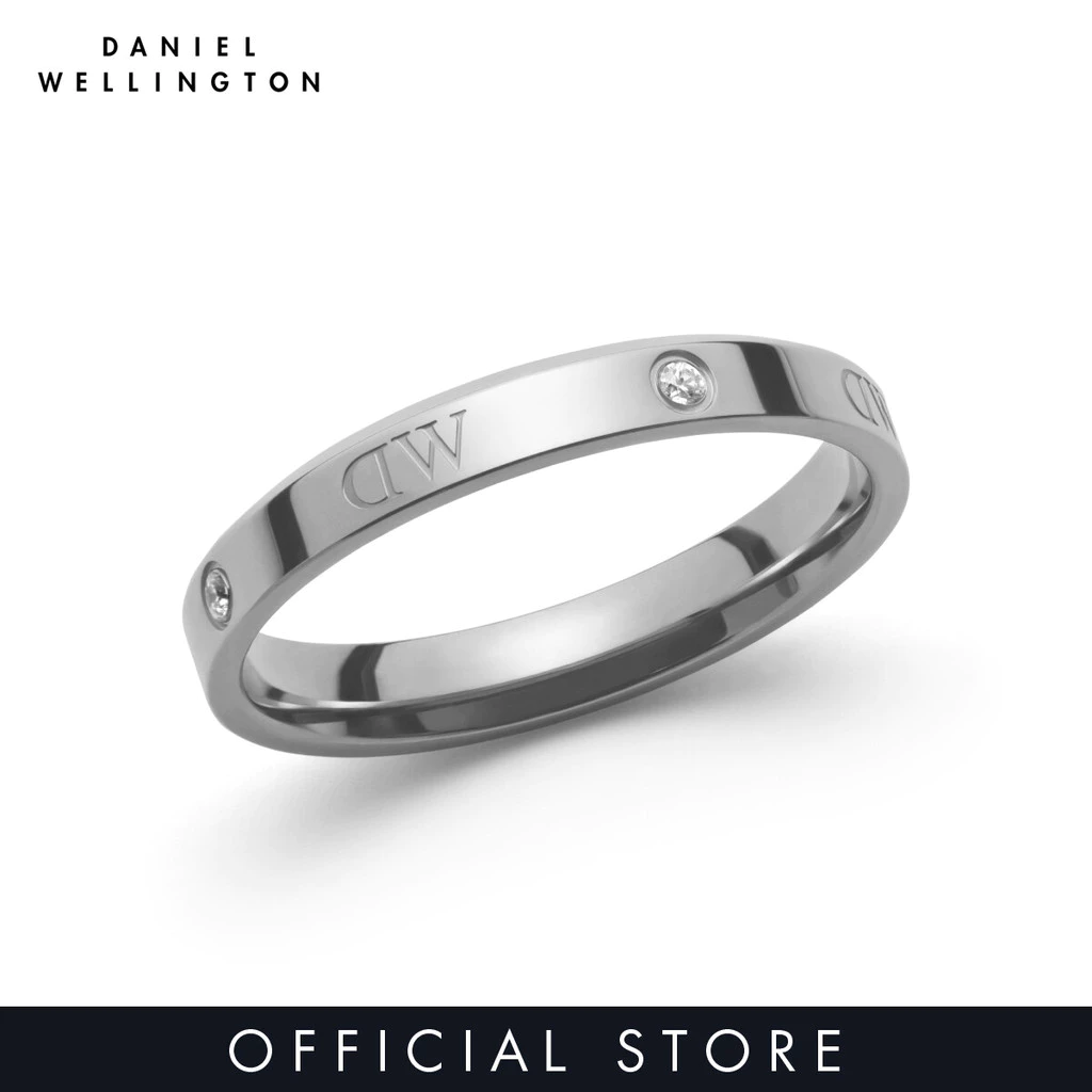 Daniel Wellington แหวนClassic Ring Lumine สีเงิน 48-68 mm.