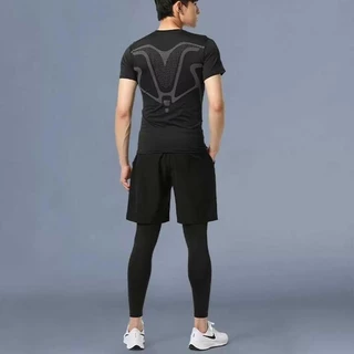 ZENOX กางเกงขาสั้นผ้าไหมน้ำแข็ง สำหรับออกกำลังกาย แห้งเร็วและระบายอากาศดี พิมพ์ลายสะท้อนแสง ไซส์บวก+