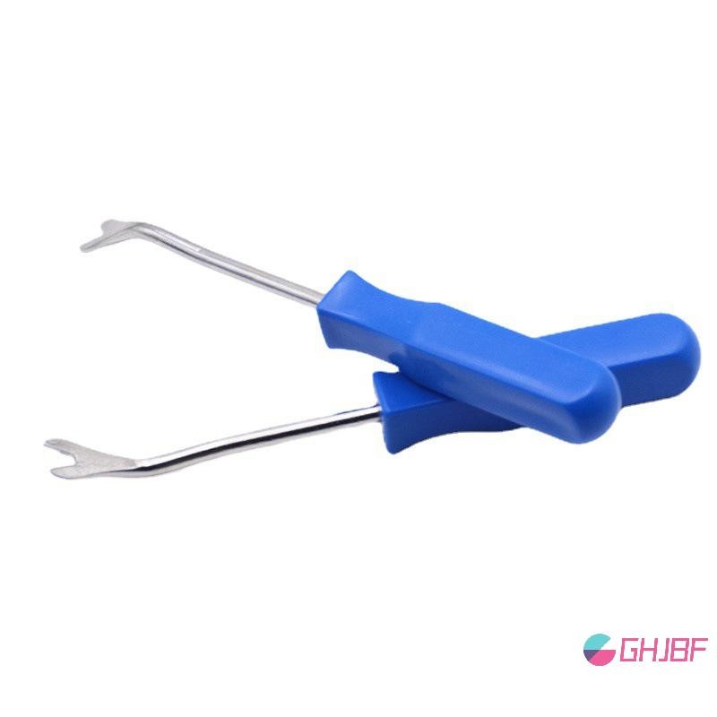 GHJBF] ประตูรถภายในคลิปคอแผงเบาะ Fastener ไขควง Remover เครื่องมือ Ss เดิมnnnคอเต่าmh