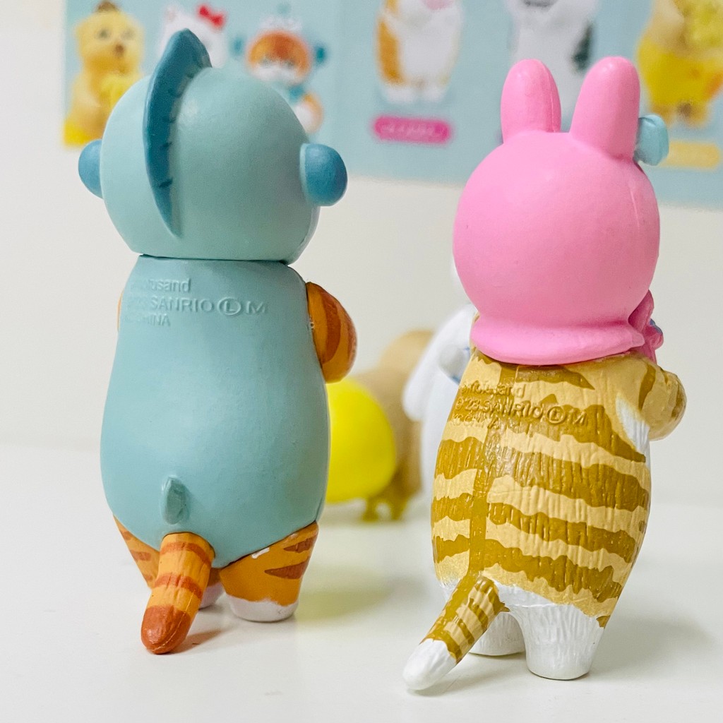 Mofusand X Sanrio Shark Cat กล่องตาบอด Kuromi Cinnamoroll ตัวอักษรตัวเลขของเล่นเครื่องประดับตุ๊กตาเด็กของขวัญ - รูปที่ 3